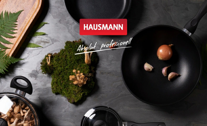 Высококачественная посуда для приготовления от HAUSMANN доступна к заказу эксклюзивно в МАКСИ-СТАЙЛ!