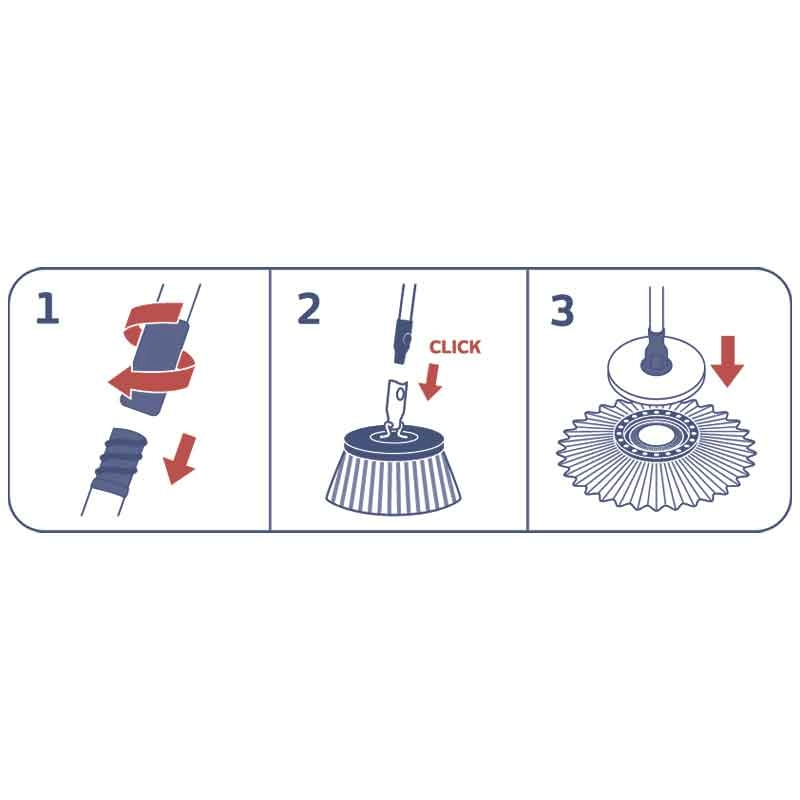 3 Насадка для швабры Leifheit Clean Twist Mop фото 3