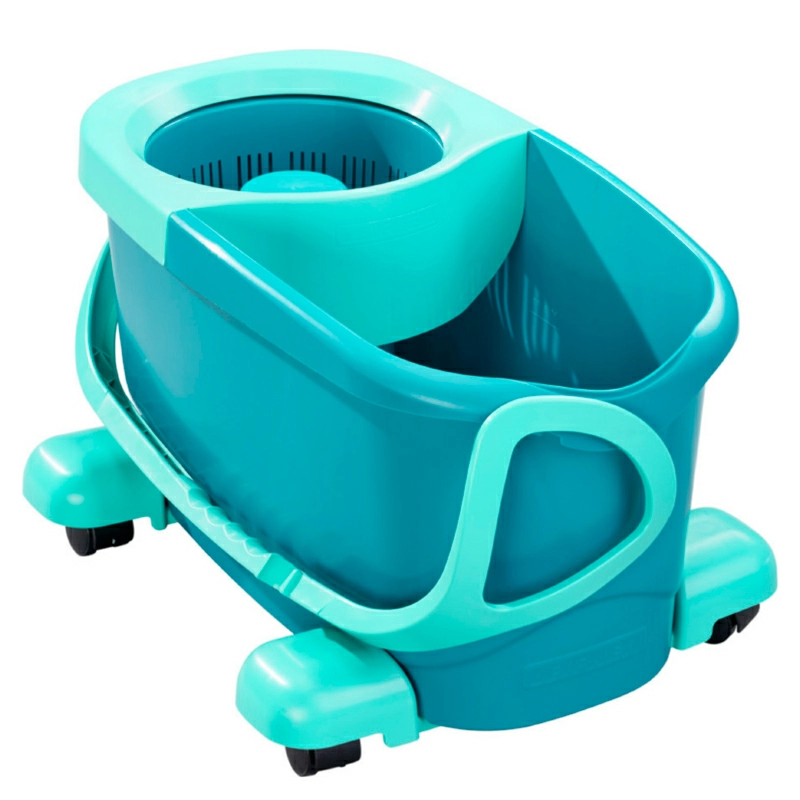 2 Набор для уборки Leifheit Clean Twist швабра и ведро с отжимом на колесиках фото 5