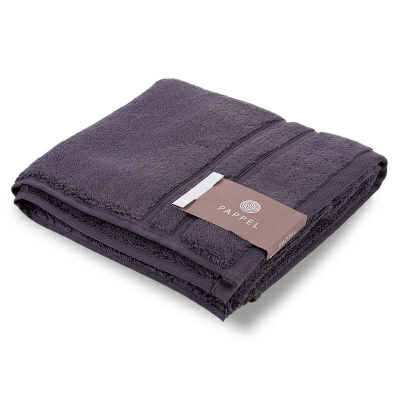 1 Полотенце махровое Pappel Cirrus/S 70x140см, цвет антрацит