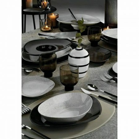 3 Тарелка для пасты Kutahya Galaxy, бежевый фото 3