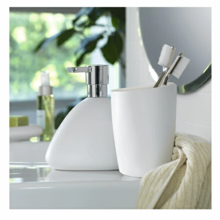 2 Стакан для зубных щеток Spirella Etna, белый фото 2