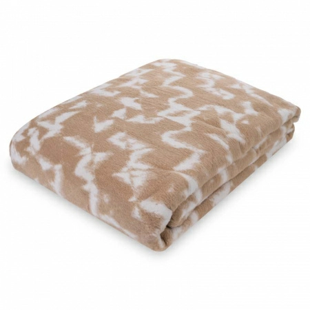 Полноразмерное изображение Плед Pappel Cotton 150x200см, бежевый фото 1