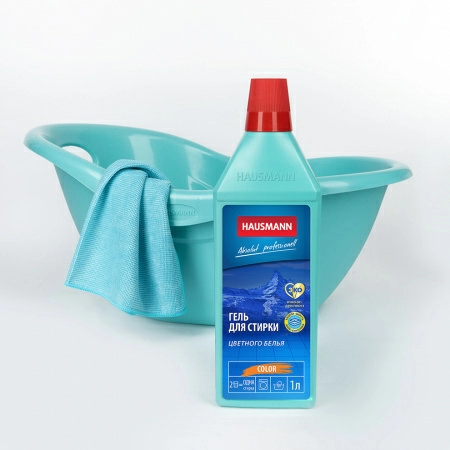 Гель для стирки цветного белья Hausmann 1л фото 3