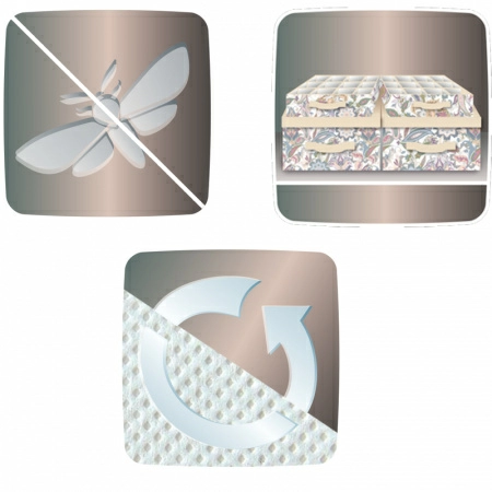 Чехол для одежды Hausmann Paisley 60x100см, бежевый фото 3