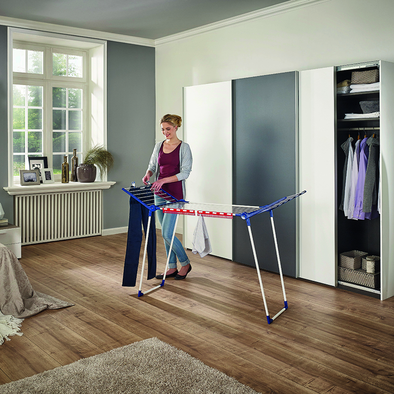 4 Сушилка для белья напольная, Leifheit Pegasus 150 Solid Slim, 55см фото 4